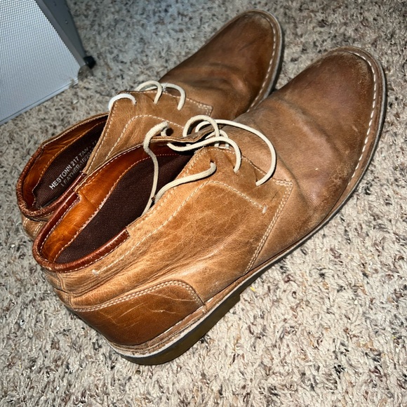 Brown leather Steve Maddens - Picture 3 of 4